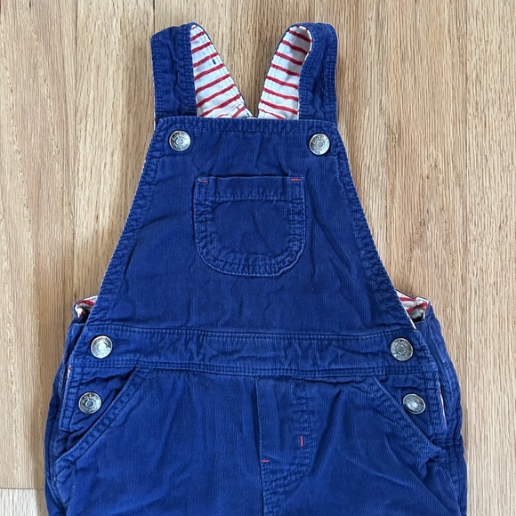BABY BODEN starboard navy corduroy star knee patch overalls size 18-24 month - Picture 3 of 10